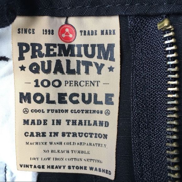 Molecule Featherweights black cargo shorts medium army shorts military tactical - Picture 11 of 12